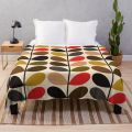Orla Kiely Throw Blanket Blanket With Well Thick King Wool Loose Blanket Floral Throw Blanket Fleece Fabric. 