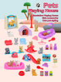 Kids Pet Care Pretend Play Set, Montessori Educational Role Play Toy Feeding Grooming Role Play Toy for Boys Girls  3+. 