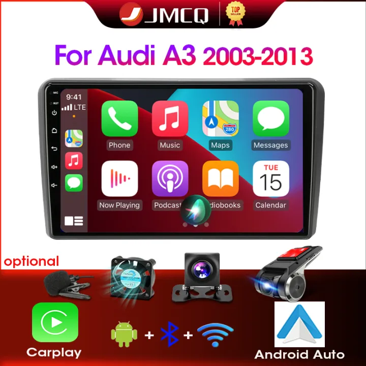 JMCQ 2Din Car Radio Multimedia Player For Audi A3 8P 2003 - 2013 ...
