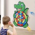 Educational Games Dart Board Baby Toy Stickey Ball Dart Indoor Sports Child Montessori Games for Children 3 to 12 Years. 