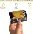 Poki-Moon Foil Playing Cards Set for Kids | 55 Different Characters Assorted Cards TCG Deck Box - V Series Cards Vmax GX Rare Cards (Black). 
