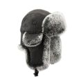 Women Men's Trapper Hat Ski Cap Ushanka Russian Cossack Faux Fur Earflap Suede Leather Warm Winter Hat Hats Earflap Bonnet.