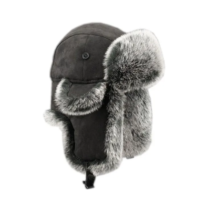 Women%20Men's%20Trapper%20Hat%20Ski%20Cap%20Ushanka%20Russian%20Cossack%20Faux%20Fur%20Earflap%20Suede%20Leather%20Warm%20Winter%20Hat%20Hats%20Earflap%20Bonnet%20-%20Image%207