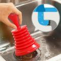 Sink Cleaner Flange Plunger Kitchen Clog Remover Sewer Cleaning Tool unclog Sink Plunger Shower Plunger Hand Drain vaccum Cleaners PVC Plunger for Kitchens Toilet Appendix. 