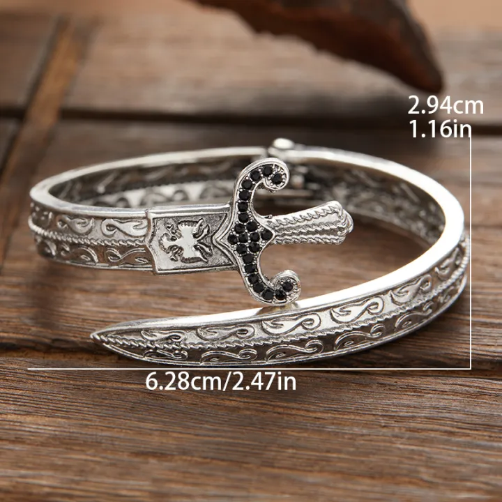 Retro%20Classic%20Creative%20Sword%20Shaped%20Bracelets%20for%20Men%20and%20Women%20Fashion%20Personality%20Exquisite%20Open%20Bracelets%20Party%20Jewelry%20%20-%20Image%205