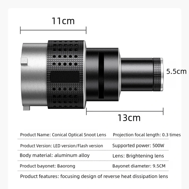 Bowens%20Mount%20Flash%20Snoot%20Conical%20Lens%20Video%20Artist%20Moing%20Shape%20Photo%20Studio%20%20Light%20Kit%20with%20Optical%20Spotlight%20Lens%2035%20Gobos%20-%20Image%205