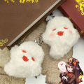 Game Genshin Impact Wanderer Hutao Cosplay Keychain Unisex Ghost Pendant Plush Doll Key Rings Accessories Key Chains .