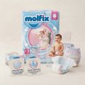 International Molfix Baby Diaper Pants Size 3 Midi 6 to 11kg 60 Pieces Made in Turkey Soft Dry Fit. 