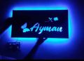 Customized name wall frame neon led Lights personalized name light decoration frame. 
