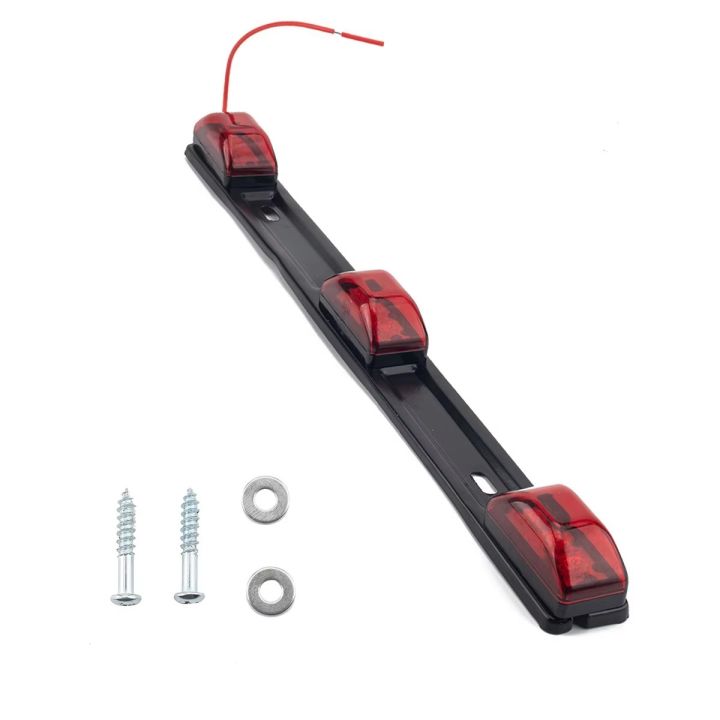 14"%20Red%203Lamp%20ID%20LED%20Light%20Bar%20Taiate%20Mount%20For%20Dodge%20RAM%201500%202500%203500%20Sealed%20ID%20Light%20Bar%20Clearance%20-%20Image%207