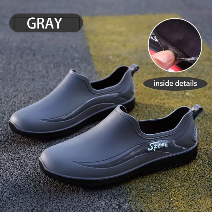 Simple%20Style%20Outdoor%20Work%20Commute%20Fishing%20Kitchen%20Non-Slip%20Waterproof%20Men's%20Flat-Soled%20High-Quality%20%20Boots%20Rain%20Boots%20-%20Image%206