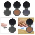 Fingerprint Ink Pad Thumbprint Ink Pads Erasable Round Fingerprint Pad Ink Pad for Notary Supplies, Security ID, Banks. 