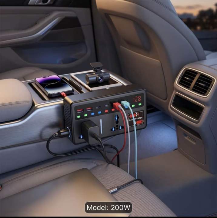 Car%20Inverter,%2012V%7C24V%20to%20110V/220V,%20High-Power%20Fast%20Charging,%20Universal%20Socket%20extension%20plugs%20for%20Cars/Trucks,%204%20USB%202%20PD%20Fast%20charging%20Power%20Converter%20with%20Voltage%20Display,%20200W,%20Suitable%20for%20Mobile%20Phones,%20Computers,%20Etc%20-%20Image%206