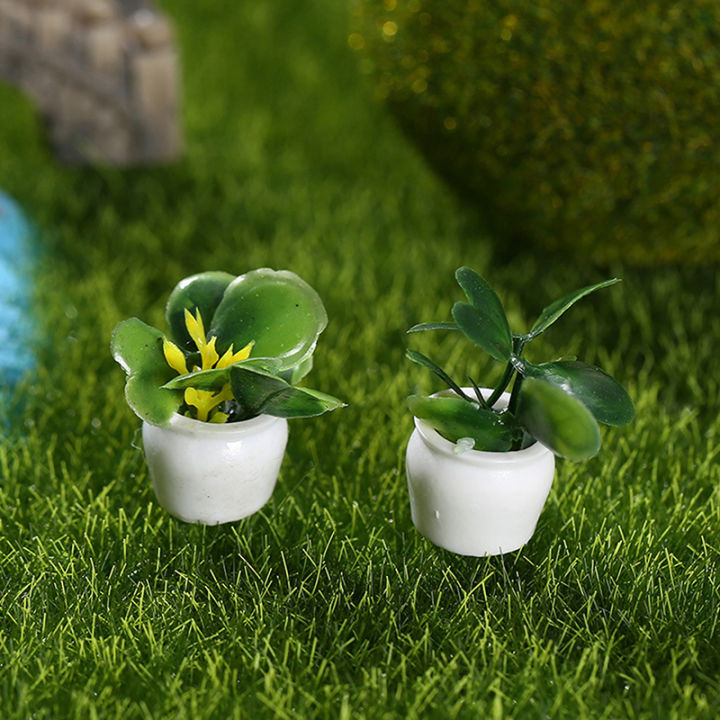 4Pcs%20Mini%20Flower%20Potted%20For%20Green%20Plant%20Simulation%20Plants%20Dollhouse%20Miniature%20Doll%20House%20Furniture%20Home%20Decoration%20-%20Image%203