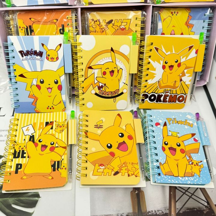 Pokemon Pikachu Notebook Cute Cartoon School Supplies Portable Diary Fashion Office Supplies Coil Book Children Holiday