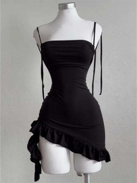 Sleeveless%20Backless%20Ruffles%20Mini%20Dress%20Women%20Summer%20Y2K%20Lace%20Up%20Black%20Bodycon%20Dresses%20Party%20Club%20Streetwear%202025%20New%20Sundress%20-%20Image%204