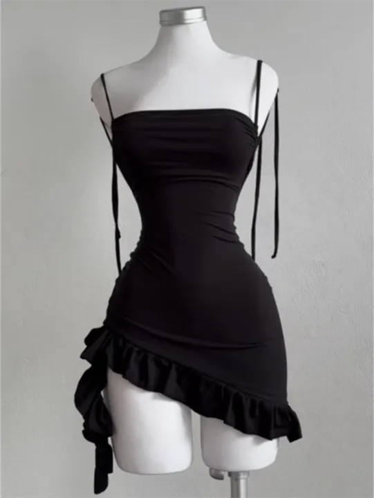 Sleeveless%20Backless%20Ruffles%20Mini%20Dress%20Women%20Summer%20Y2K%20Lace%20Up%20Black%20Bodycon%20Dresses%20Party%20Club%20Streetwear%202025%20New%20Sundress%20-%20Image%204