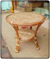 Rattan / Cane Premium Quality Exclusive Round Tea Table - Rattan Handicrafted Complete Coffee TEA TABLE [ Cane And Crafted ]. 