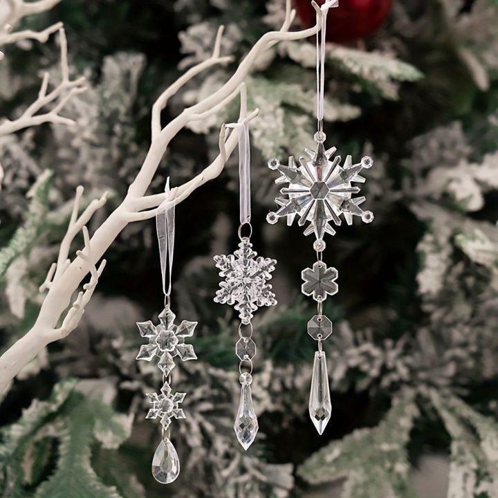 5/10Pcs%20Christmas%20Decoration%20Crystal%20Snowflake%20Hanging%20Xmas%20Tree%20Pendant%20Ornaments%20for%20Home%20Decor%20Party%202025%20New%20Year%20Supplies%20-%20Image%203