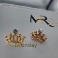 7 Pairs/set Stud Earrings Set with Card Crystal Earrings For Women Fashion Party Jewelry by Gleam&Grace. 