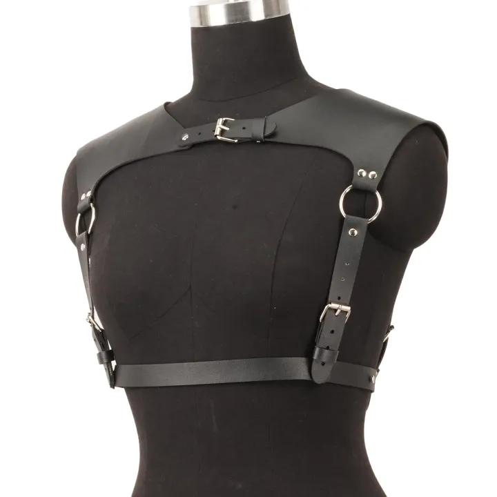 Women%20Fashion%20Belt%20PU%20Leather%20Body%20Shoulder%20Armor%20Chest%20HarnessSword%20Belt%20Shoulder%20Strap%20Harness%20Women%20Clothing%20Open%20Cage%20Bra%20-%20Image%204