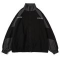 Hip Hop Varsity Jacket Men High Street Patchwork Color Block Windbreaker Outerwear Coats Spring Autumn Thin College Jackets Male.