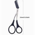 3pcs Stainless Steel Eyebrow Grooming Kit Hypoallergenic Tweezers,Scissors with Comb,Precision Razor for Perfect Eyebrow Shaping. 
