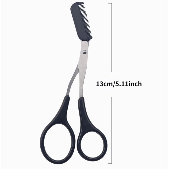 3pcs%20Stainless%20Steel%20Eyebrow%20Grooming%20Kit%20Hypoallergenic%20Tweezers,Scissors%20with%20Comb,Precision%20Razor%20for%20Perfect%20Eyebrow%20Shaping%20-%20Image%205