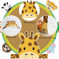 12pcs/set Jungle Animal Paper Hats Safari Party Decor Happy Birthday Party Decorations Kids Jungle Wild One Baby Shower. 