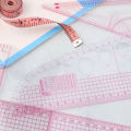 11Pcs Multifunctional French Curve Ruler Soft Plastic Patchwork Ruler Measure Dressmaking Drawing Template Craft Sewing Tools. 