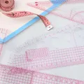11Pcs Multifunctional French Curve Ruler Soft Plastic Patchwork Ruler Measure Dressmaking Drawing Template Craft Sewing Tools. 
