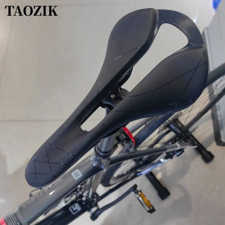 2025NEW%20Bicycle%20Saddle%20Breathable%20Hollow%20Design%20PU%20Leather%20Soft%20Comfortable%20Seat%20MTB%20Mountain%20Road%20Bike%20Cushion%20Cycling%20Parts%20-%20Image%203