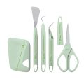 5PCS ABS Stainless Steel Silhouette Cameo Tool Craft Vinyl Weeding Set DIY Cardstock Crafting Basic Tools Vinyl Weeding Tools. 