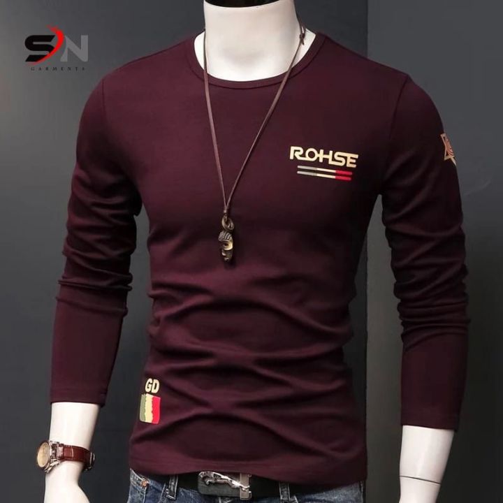 Rohse printed full seleves summer tshirt for men
