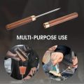 Portable Stainless Steel Ice Picks Wooden Handle Kitchen Home Bars Bartender Picnics Wood Pick Tool Tea Knife Needle Puer Cone.