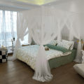 Bed Canopy for Twin Queen King Canopy Bed Four Corner Post Curtains Elegant Mosquito Net for Girls Screen Netting Canopy Curtain. 