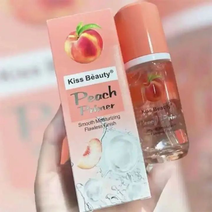 Kiss Beauty Peach Primer Smooth Moisturizing Finish 45ml