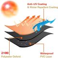 Black Gray, Outdoor Barbecue Cover, Waterproof, Durable Barbecue Cover, Rainproof, Outdoor Barbecue Charcoal Grill Cover. 