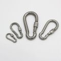 Multifunctional Spring Snap Carabiner Quick Link Lock Ring Hook M6/M8/M10 304 Stainless Steel. 