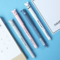 Kawaii Erasable Gel Pen Set Cartoon Animals Cute Cat Erasable Pen Erasable Refill Rod Washable Handle Pen Grip School Stationery. 