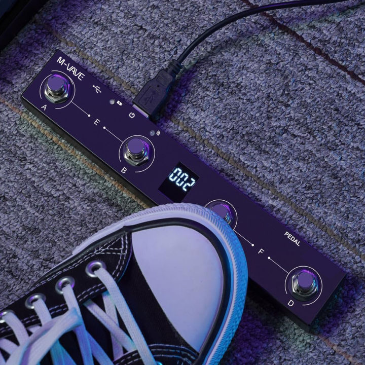 M-VAVE%20Chocolate%20Bluetooth%20MIDI%20Foot%20Controller,%204%20Switches%20Wireless%20Pedal%20with%20APP%20Control,%20Sheet%20Turning,%20DAW%20Control%20-%20Image%206