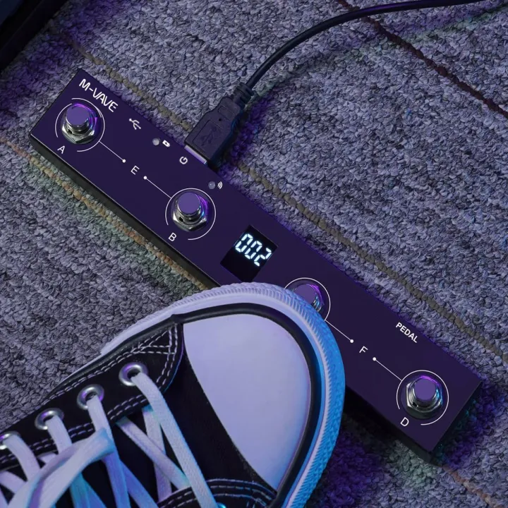 M-VAVE%20Chocolate%20Bluetooth%20MIDI%20Foot%20Controller,%204%20Switches%20Wireless%20Pedal%20with%20APP%20Control,%20Sheet%20Turning,%20DAW%20Control%20-%20Image%206