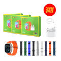 TOP-TK7 Ultra 10+2 Smart Watch + Earpods. 