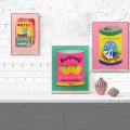 Modern Bohemian aesthetic Wall Art Mykonos Ibiza Miami Bondi Amalfi SAN Tropez Color HD oil on canvas poster Home decor Gift. 