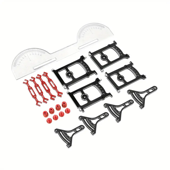 Adjustable Chassis Ruler Aluminum Chassis Setup System Measuring Tool Set With Ruler Wrench For ...
