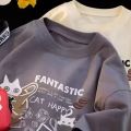 M-8XL 2025 New Summer Korean Style Fun Cartoon Print T-shirt Man Women Unisex Oversized Plus Size Tshirt Trendy Tees.