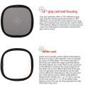 White Balance Gray Card 18% Photography Gray Board Focusing Plate 30CM White Balance Board PU Washable With Nylon Suitcase. 