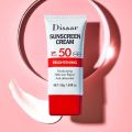 DISAAR 50+ MOISTURIZING SUNSCREEN

With Kojic Acid, Ceramide & Vitamin E Brightening And Moisturizing UVA/UVB Sunscreen- 50g. 