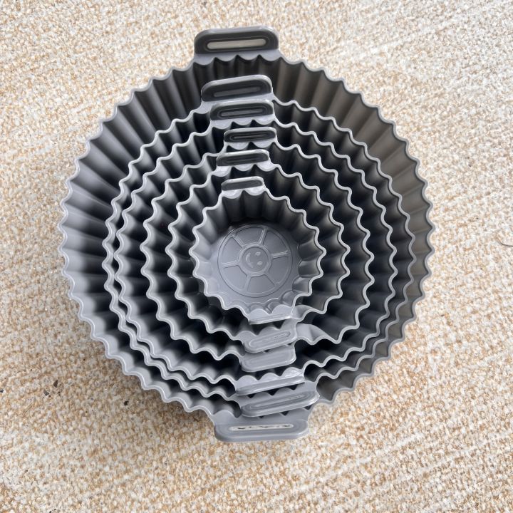 6PC%20Air%20Fryer%20Mats%20-%20450%C2%B0F%20Silicone%20Non-Stick%20Dual%20Texture%20Dishwasher%20Safe%20Crispy/Steam%20Cooking%20-%20Image%207