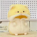 Only Clothing 2025 New Cute and Versatile Trendy 10cm Cotton Doll Little Hamster Jumpsuit Little Bear Dress Set, Cloak. 